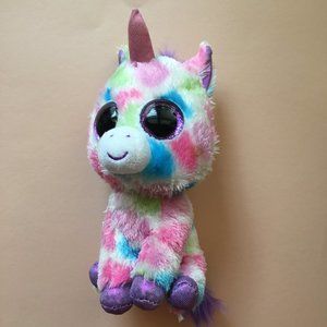 Rare Beanie Boos Unicorn Wishful Collectible GUC